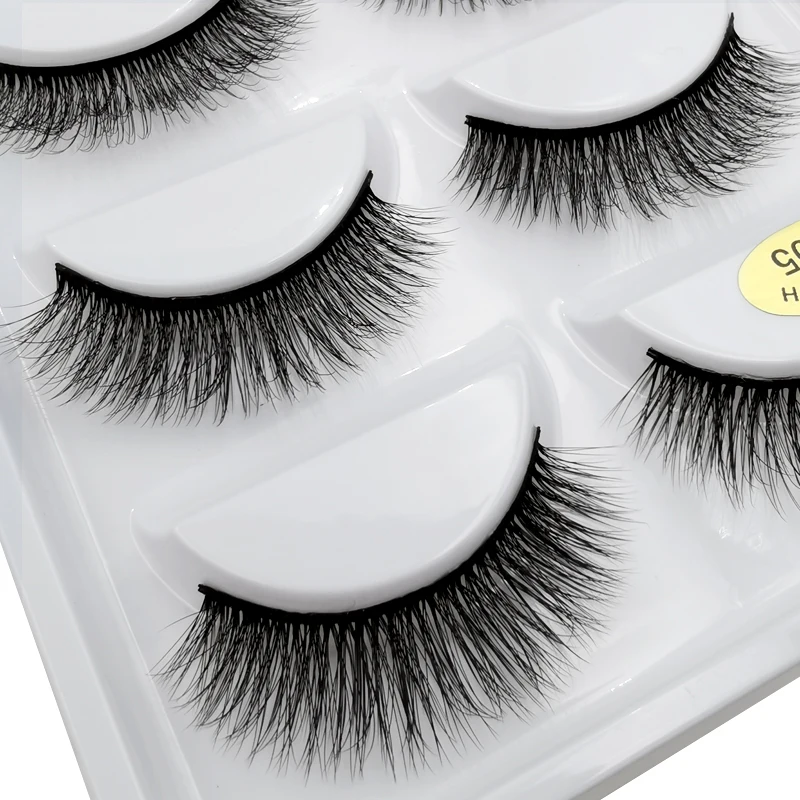 YSDO 5 คู่ขนตาปลอมธรรมชาติ 3d Mink Lashes Hand Made นุ่มหนา Mink Eyelashes Maquiagem Cilios เครื่องมือแต่งหน้า Faux Cils