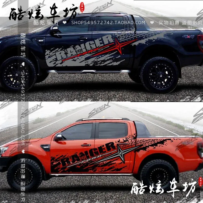 

Car stickers FOR Ford Raptor F150 modified personalized custom off-road decals on both sides of the body