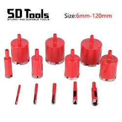 6-120mm Marble Hole Opener Tool Diamond Core Bit Hole Saw Drill Bit For Tile Granite Brick Ceramic Concrete Stone Drilling Tools
