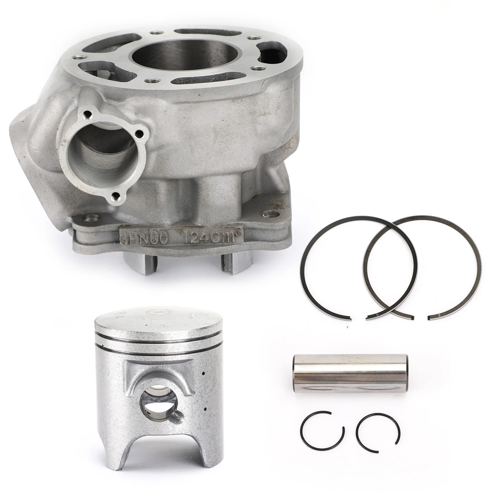 Areyourshop Cylinder Barrel & Piston Kit 56.4mm for Yamaha TZR 125 TZR125 1987 1988 1989 1990 1991 1992