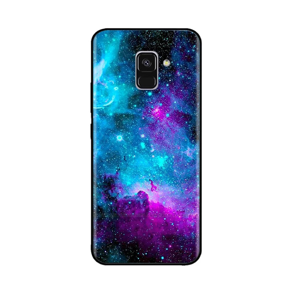 Dla Samsung Galaxy A8 2018 przypadku miękka TPU telefon tylna skrzynka dla Samsung A8 Plus 2018 A730 pokrywa GalaxyA8 A 8 krzemu zderzak Coque