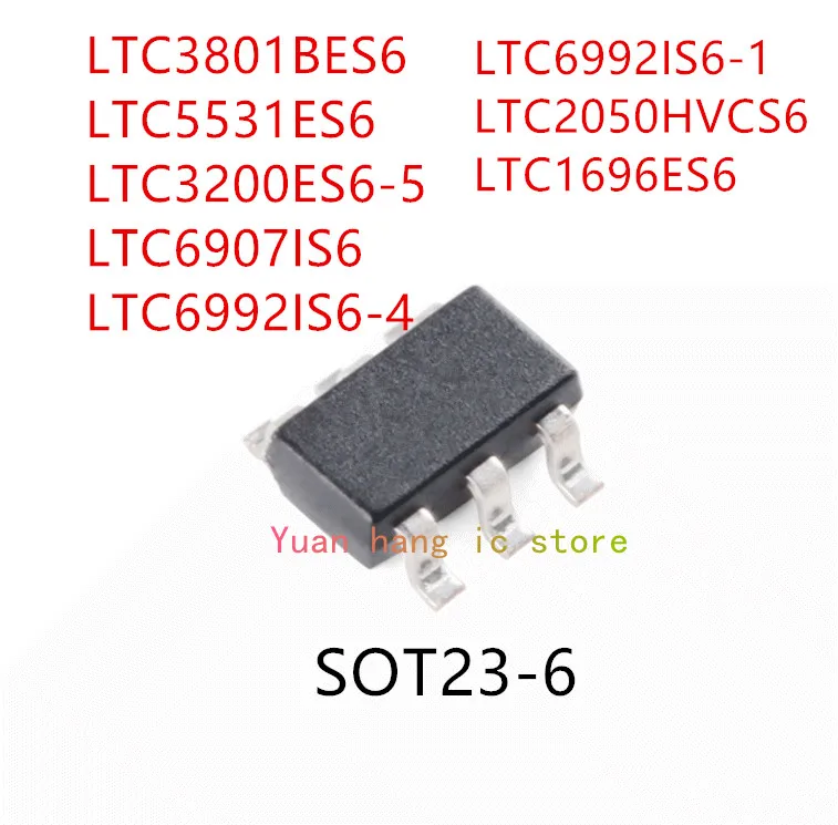10 pezzi IC LTC5531ES6 LTC3200ES6-5 LTC6907IS6 LTC6992IS6-4 LTC6992IS6-1 IC IC IC