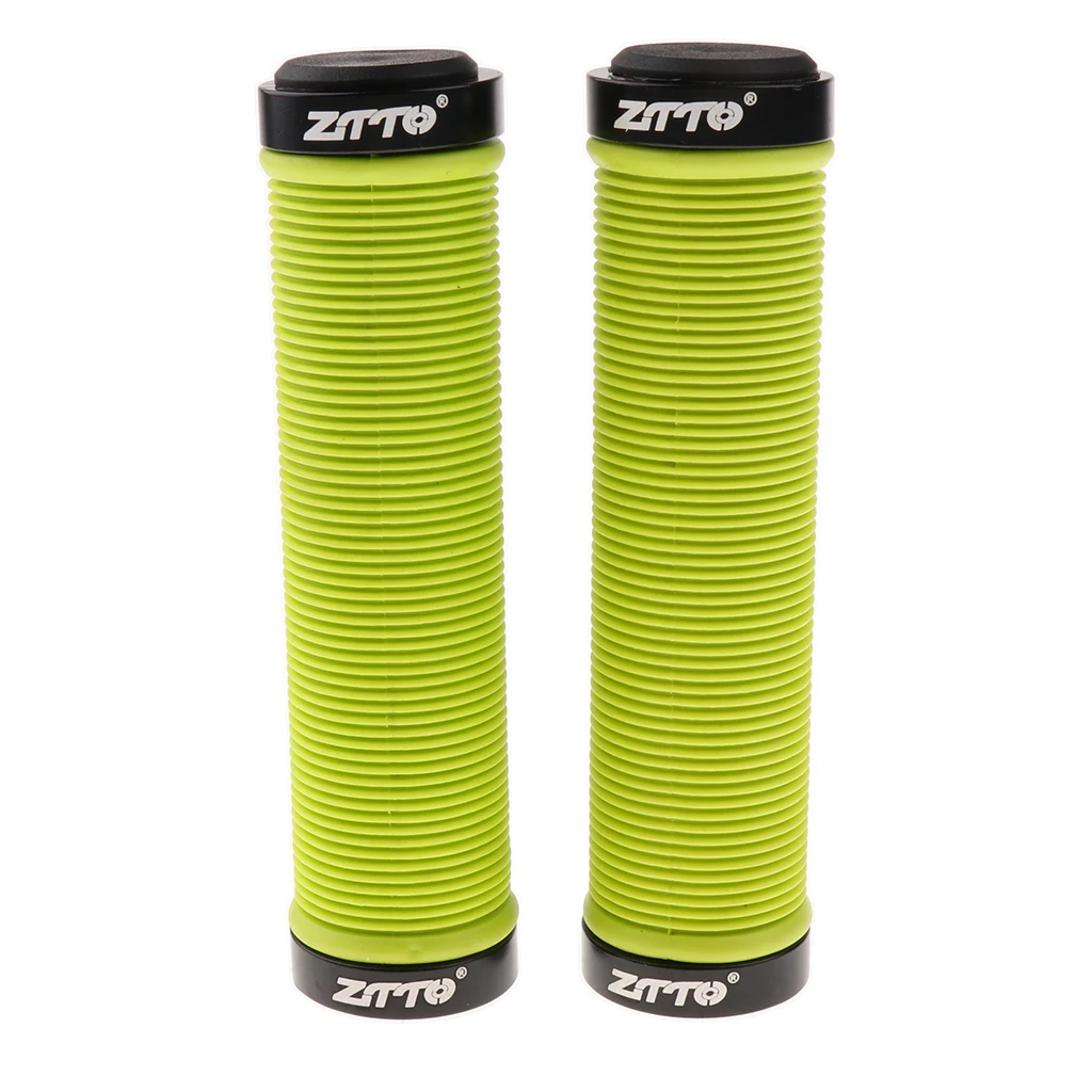 Bicycle Parts Mountain Bike Handlebar Grips Silicone Gel Lock on Non slip Bicycle Grips Ends 13cm*22mm Black/Red/Green/Yellow