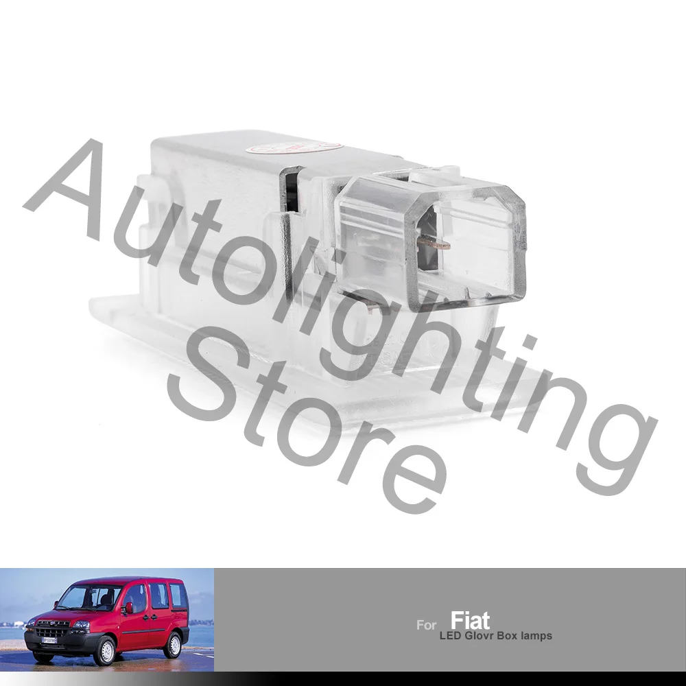 1X LED Car Glove Box Lamp Luggage For Fiat 500X Punto Linea 16-18 For Fiat Doblo Idea 2003-2010 Trunk Boot Lamps Compartment