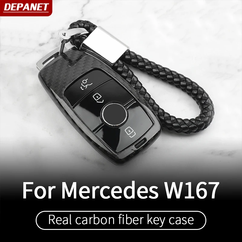 key shell  For2020~2025 Mercedes gle w167 c167 gls w167 x167 gle carbon w205 w213 gle  gle 350/amg 450 500e amg accessories