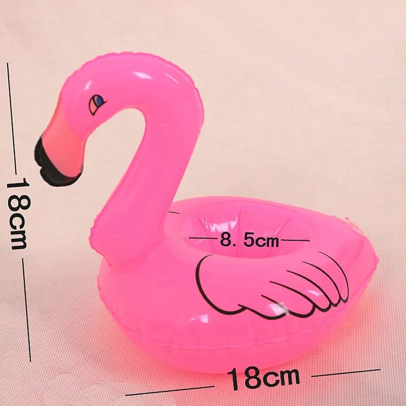 Porte-boisson gonflable en PVC pour piscine, flamant rose, cocotier, jouet de bain pour enfants, livraison gratuite