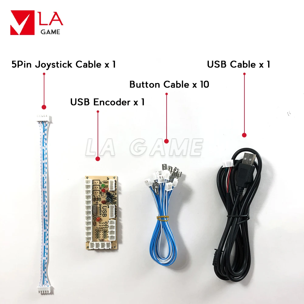 Аркадная diy 1 игрок mando usb pc raspberry Pi bartop jamma аркадная happ стильные кнопки Джойстик pc аркадная игровая консоль mueble