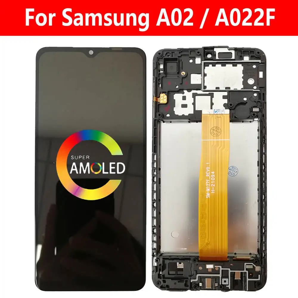 

6.5" A022 LCD Display For Samsung Galaxy A02 LCD A022F SM-A022F/DS A022M Screen With Frame Touch Digitizer Assembly Replacement