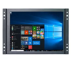 New 10 Inch 800*600 Open Frame Embedded LCD Monitor 4:3 Screen Ratio Black Color With HDMI BNC VGA AV Interface