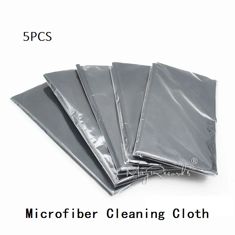 5PC HOT Anti-static Microfiber Cleaning Cloth Record Cleaning Anti-Static Cloth Cleaner For Vinyl Record LP Turntable Phonograph