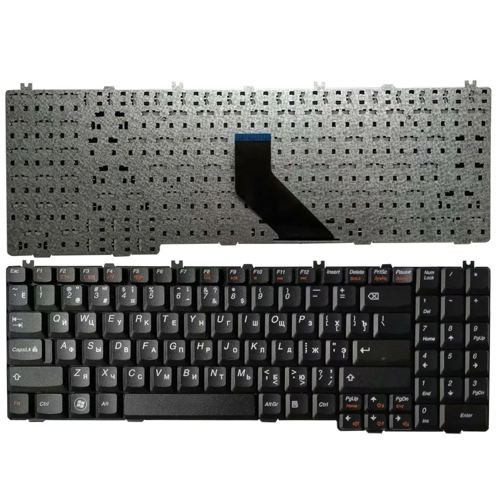 5pcs/lots Russian RU laptop Keyboard for Lenovo G550 G550A G550M G550S G555 G555A G555AX V-105120AS1 25-008409 a3s Black