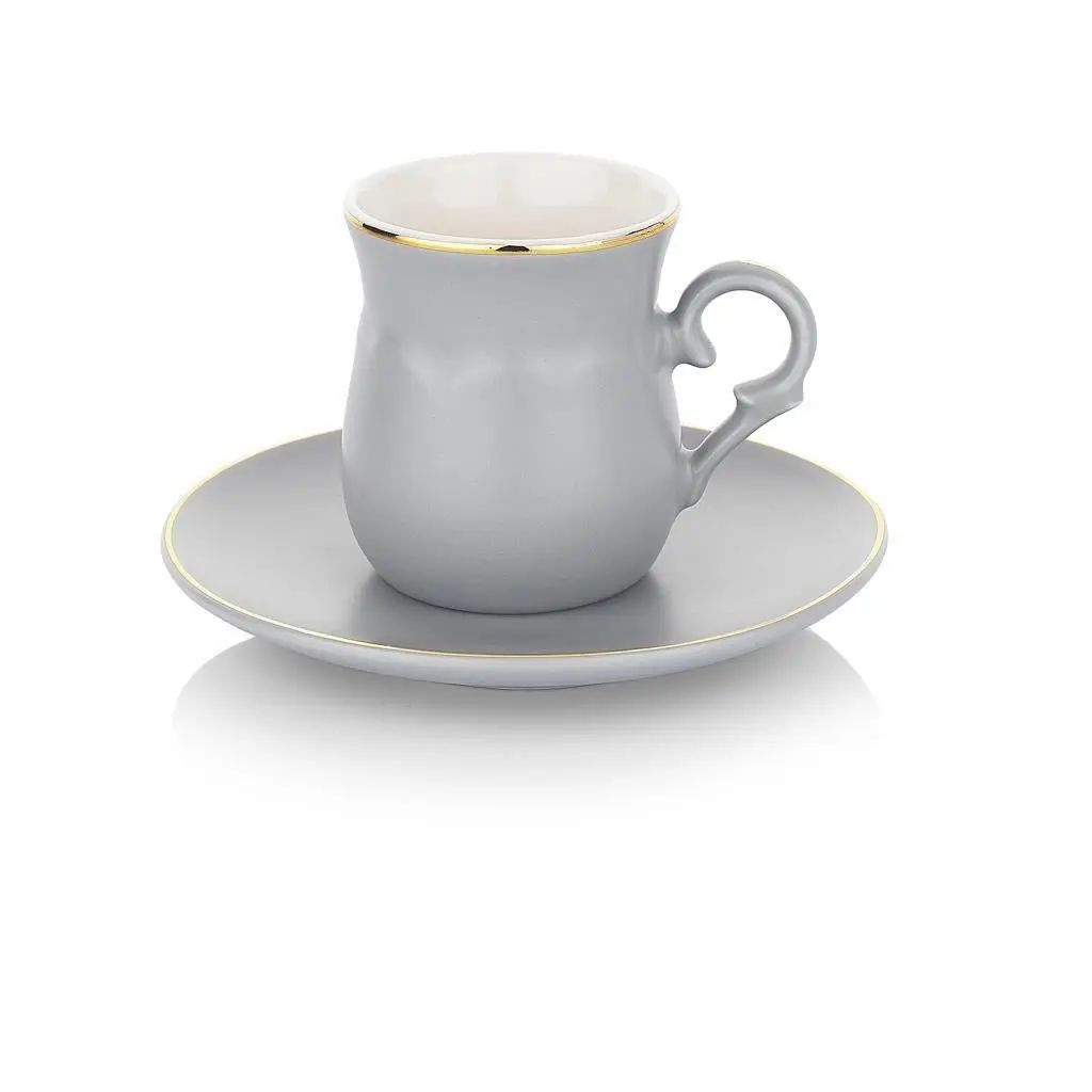 DOLBOVI Schafer Viva 6 Personality 12 Piece coffee cup Pad White-Gray 1S793-08002-ASO02 mug кружка coffee cup cup