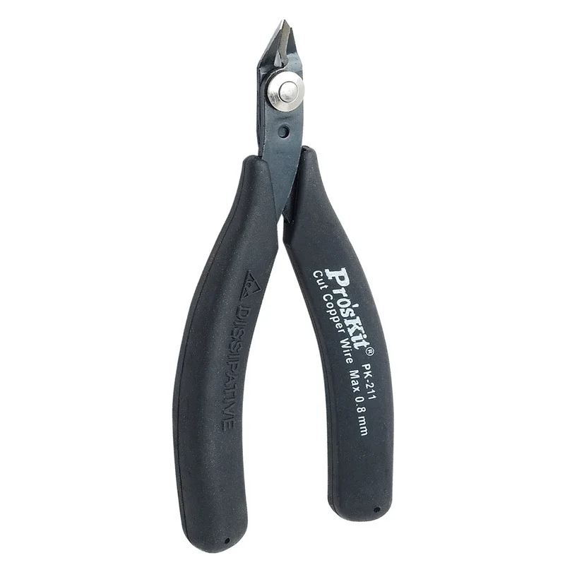 New ProsKit 1PK-211 high-carbon steel PC anti-static precision micro-pliers, fine assembly and adjustment of electronic circuits