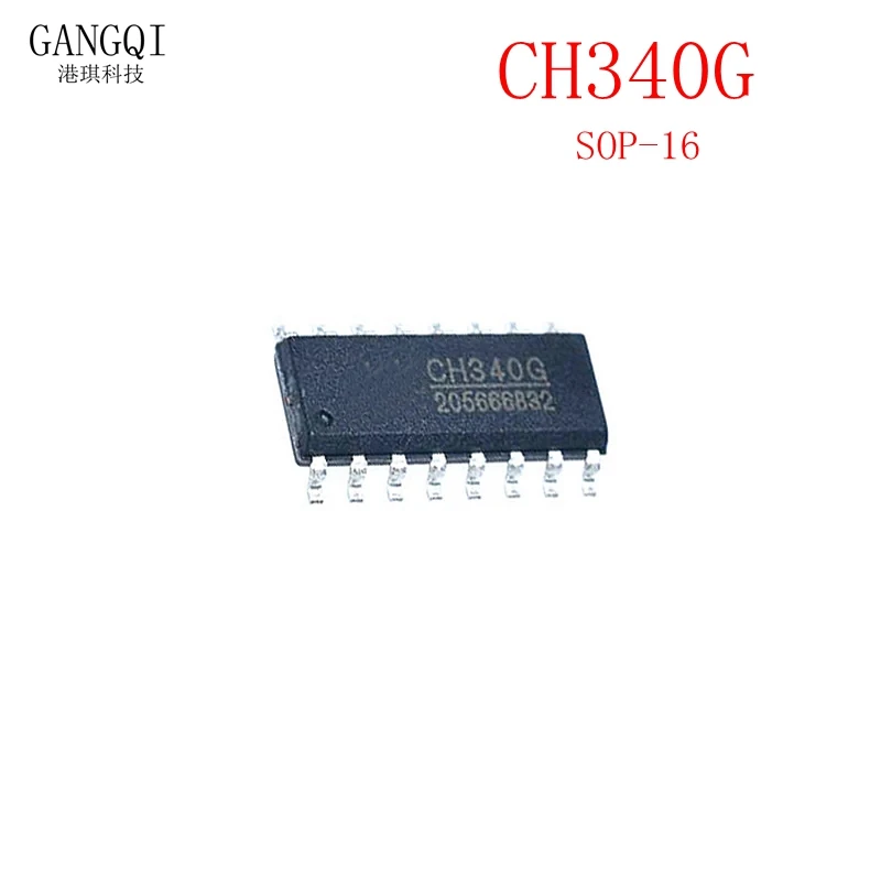 5Pcs New CH340G CH340 340G SOP-16 In Stock