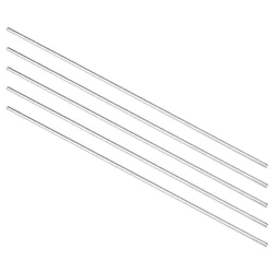 5pcs 100mmx1.5mm Stainless Steel Solid Round Rods Metal Lathe Bar Stock for RC model cars toy DIY