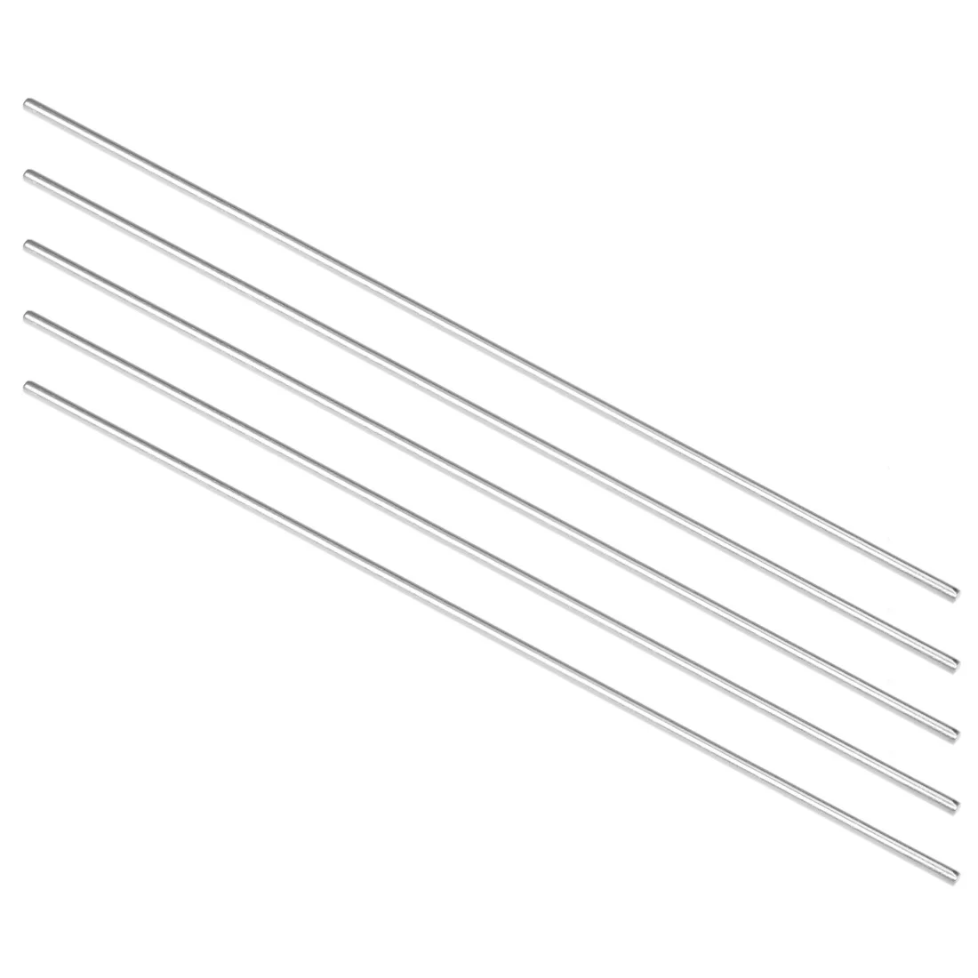 5pcs 100mmx1.5mm Stainless Steel Solid Round Rods Metal Lathe Bar Stock for RC model cars toy DIY