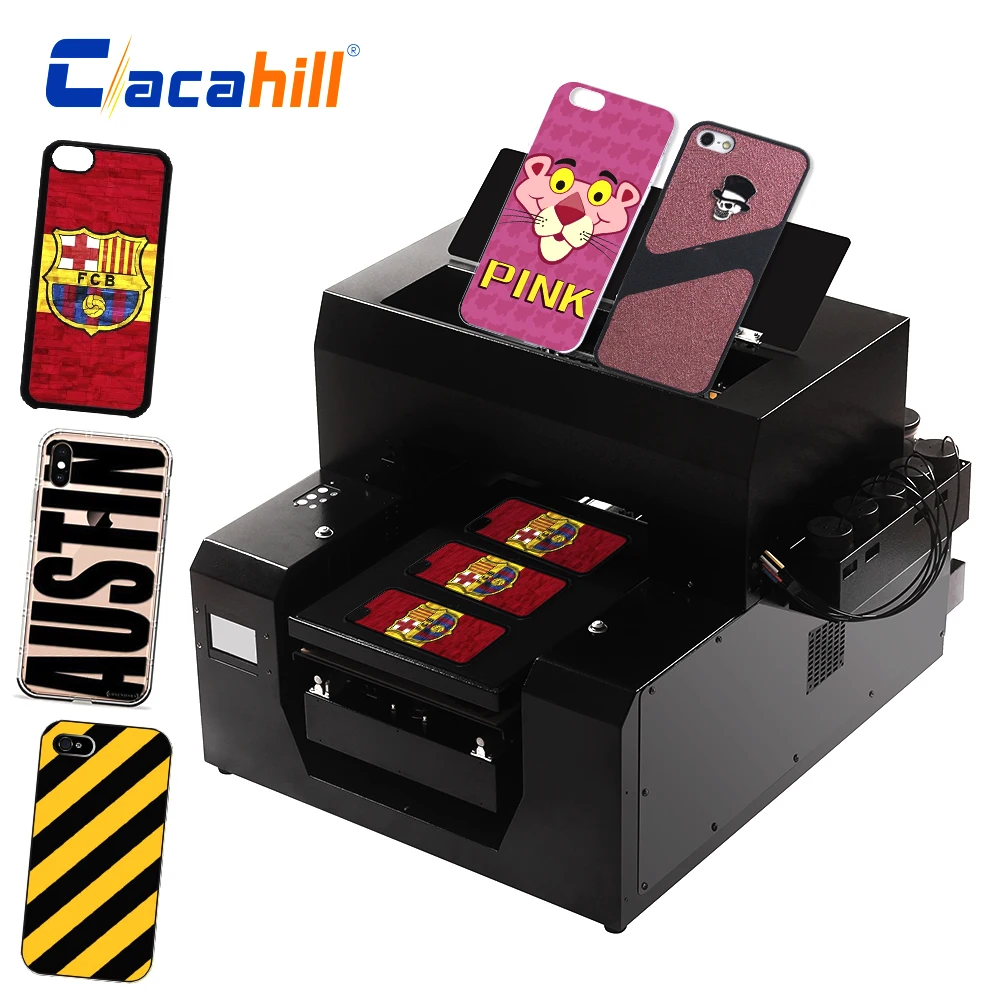 Mobile phone shell printer UV inkjet A3 large-scale printing equipment for photo/card/bottle/vacuum printing