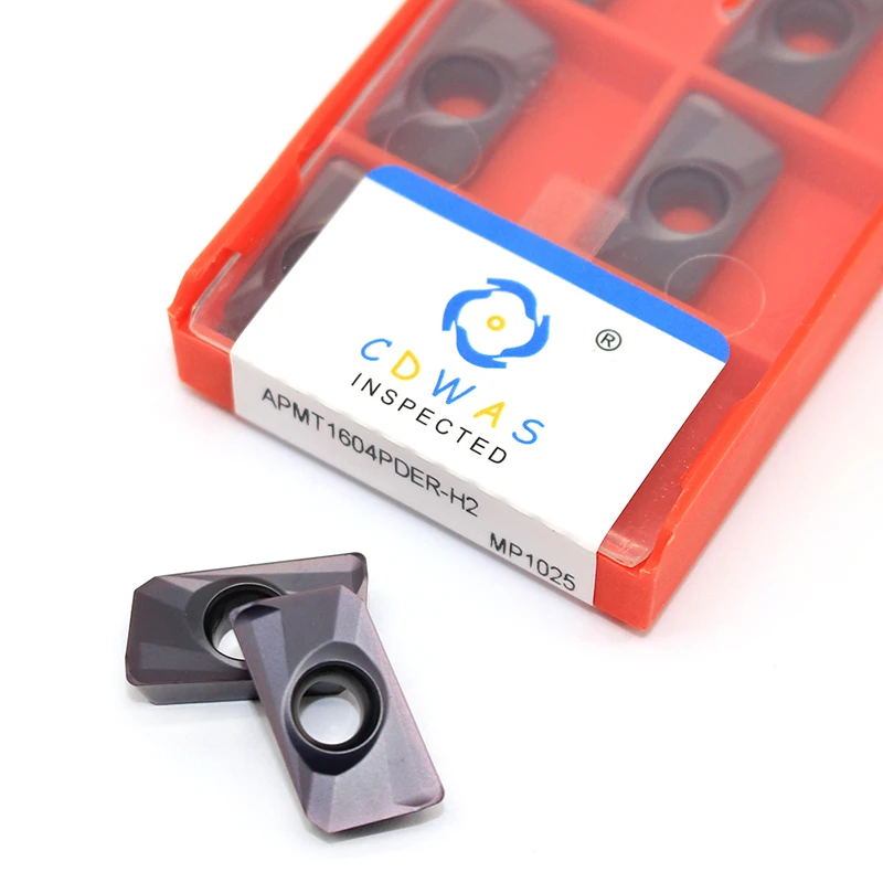 APMT1135 APMT1604 MP1025 超硬インサート高品質切削旋削工具 APMT フライスシリーズブレード CNC 旋盤ツールのための BAP300R