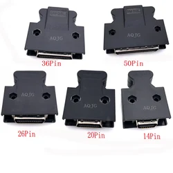 1x SCSI Connector HPCN Slot Type 14 20 26 36 50 Pin Male Plug for Panasonic Yaskawa Mitsubishi MDR Servo Motor Drive IO Control
