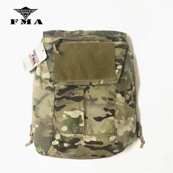 FMA 전술 지퍼 온 패널 파우치 멀티캠, TMC CPC AVS JPC2.0 파우치, 전술 조끼 플레이트 캐리어 가방, 무료 배송