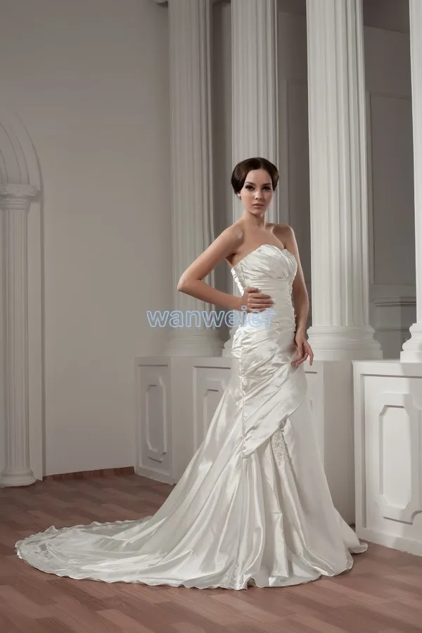 Robe de mariée pour adulte, en Promotion, sirène, sur mesure, de bonne qualité, avec images réelles de Gossip Girl