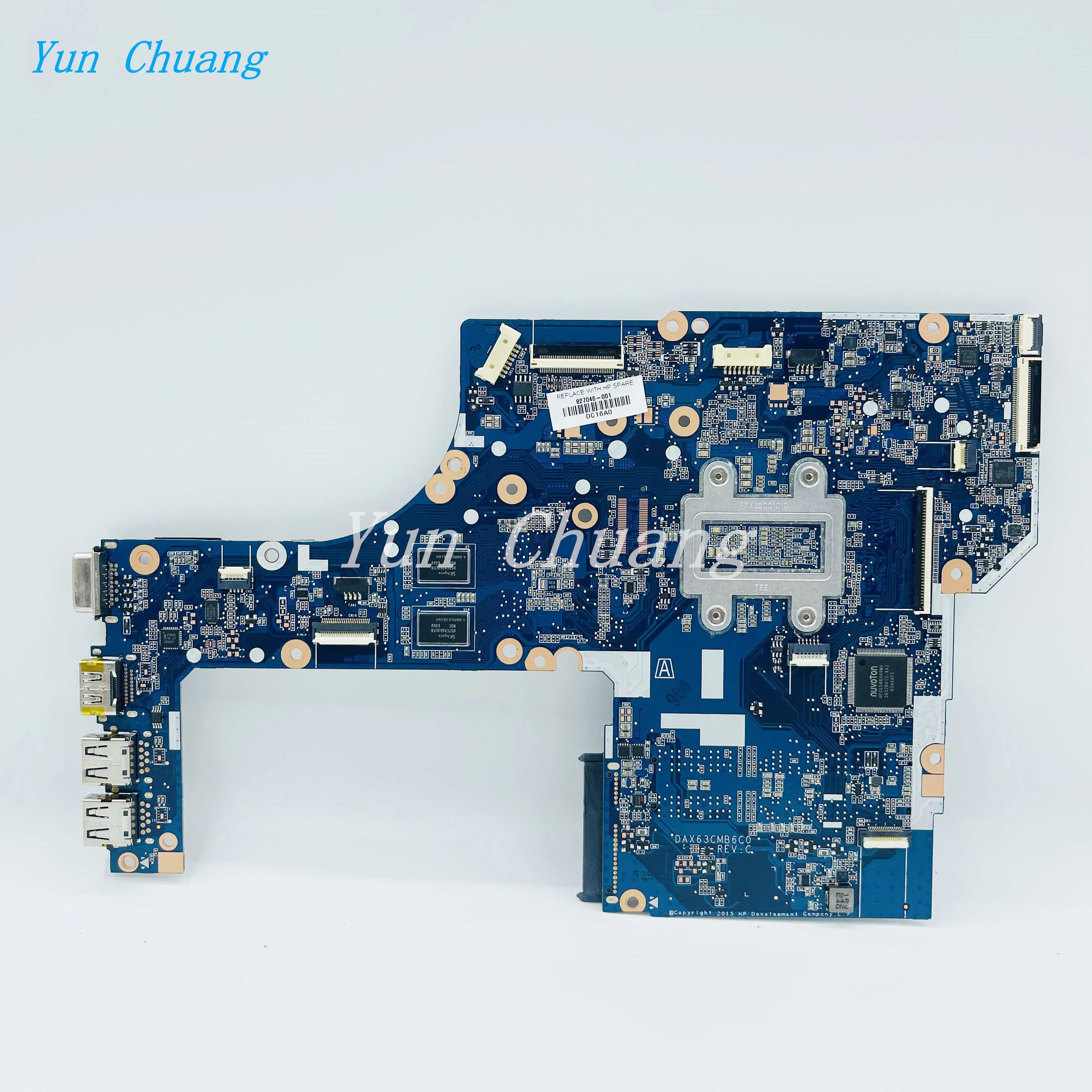 855562-601 855562-001 Twi Papan Utama untuk HP ProbBook 450 G3 470 G3 Motherboard Laptop R7 M340 SR2EY I5-6200U CPU DDR4