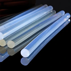 Free shipping  Non-Toxic Transparent 7mm X100mm Hot Melt Glue Sticks for DIY