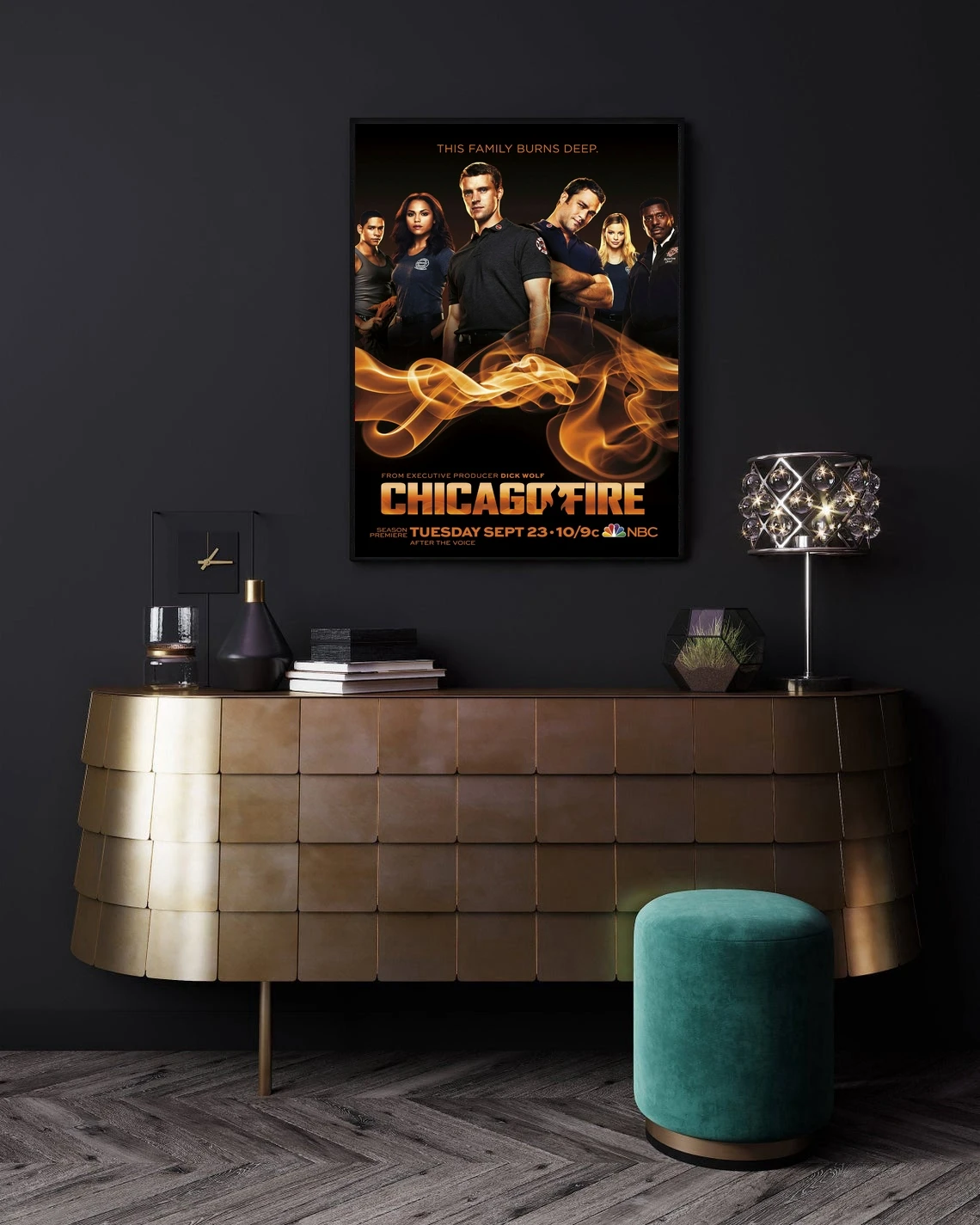 Chicago Fire Movie Poster Home Wall Painting Decoration (No Frame)