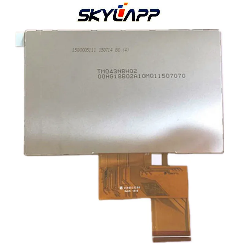 4.3''Inch LCD Screen For TIANMA TM043NBH02 TFT GPS Display Repair Replacement (Without Touchscreen) Free Shipping
