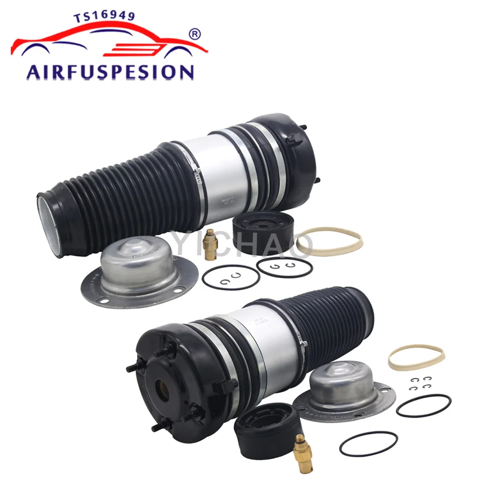 2PCS Front NEW Air Suspension Shock Spring Bag For Audi A6 C6 4F Allroad Quattro 4F0616039T 4F0616040T 2005-2011