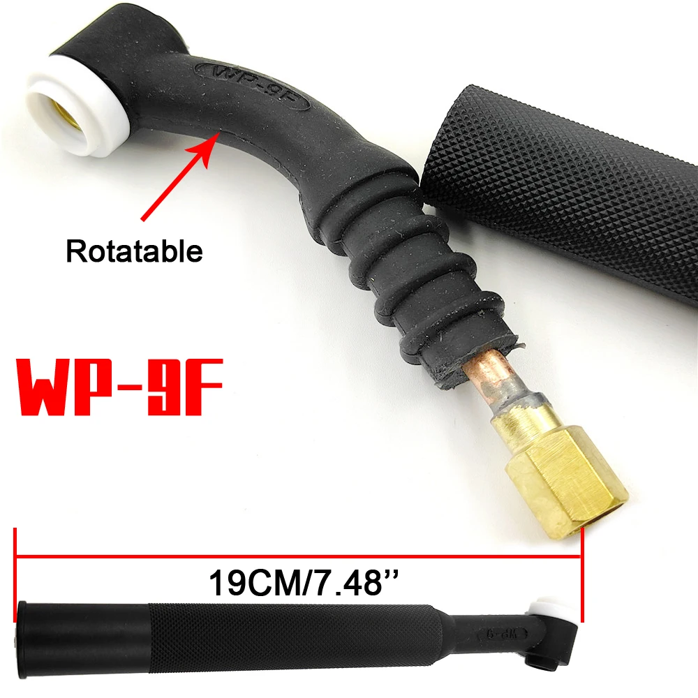 Tig Welding Torch Flexible Head WP9 WP9F 9F 9V 9FV SR9 SR9F SR9V SR9FV SR9P TIG Torch Body Air Cooled Head Rotatable 125 AMP