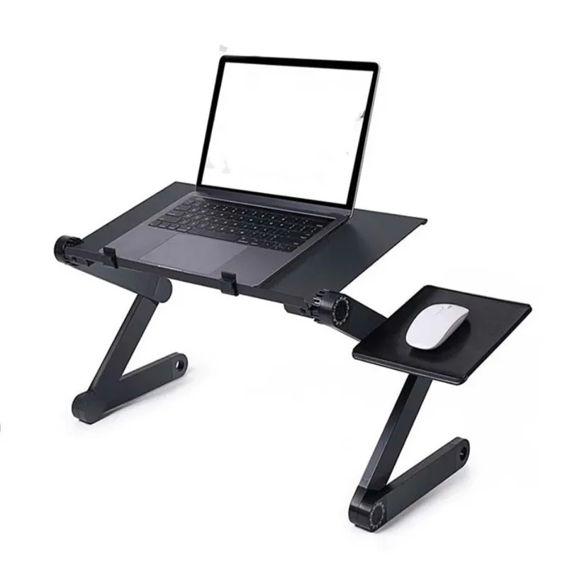 360 Degree Adjustable Computer Table Adjustable Ergonomic Laptop Stand Laptop Desk for Bed Living Room Book Stand