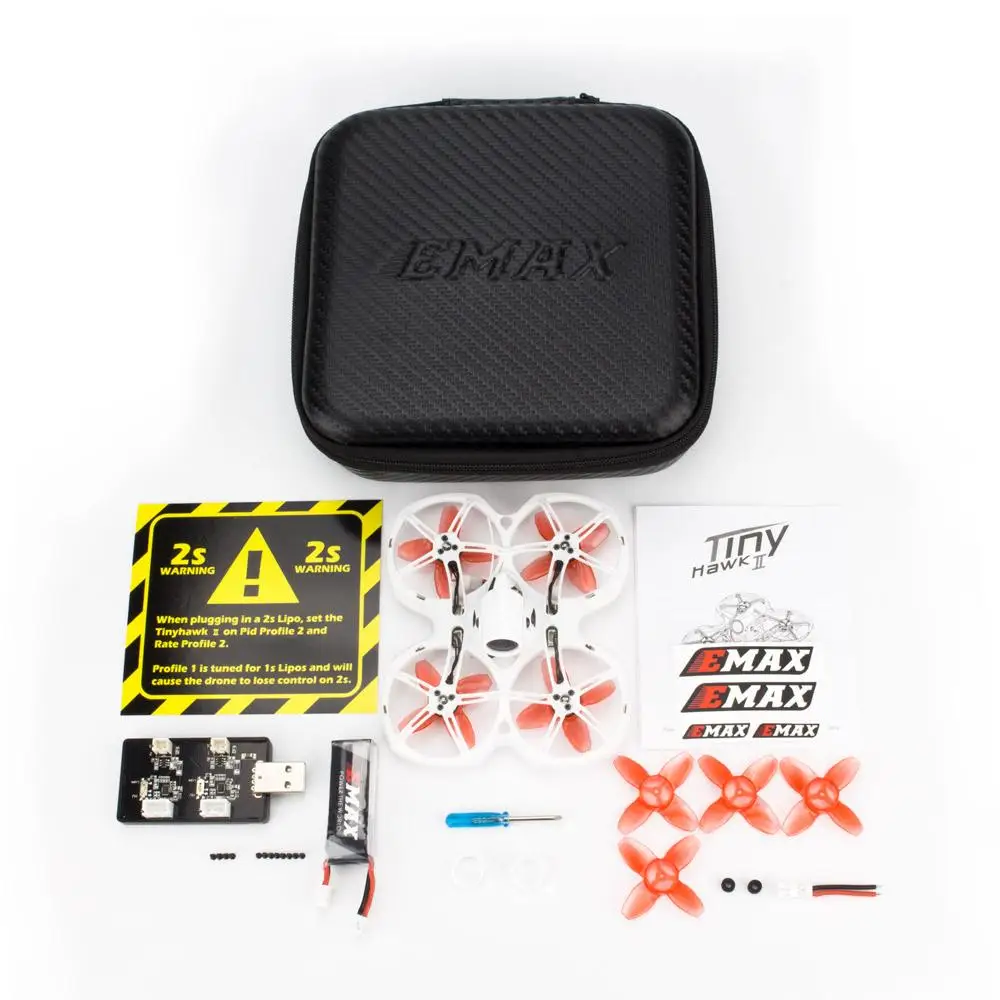 EMAX oficjalny Tinyhawk II kryty FPV wyścigi Drone RC zabawka Quadcopter 16000KV RunCam Nano2 700TVL 37CH 25-100-200mw VTX 1S-2S BNF