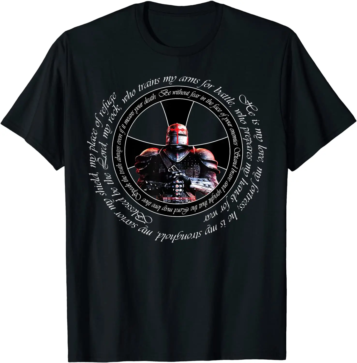 Knights Templar Oath and Prayer Unique Crusader Warriors T-Shirt. Summer Cotton Short Sleeve O-Neck Mens T Shirt New S-3XL