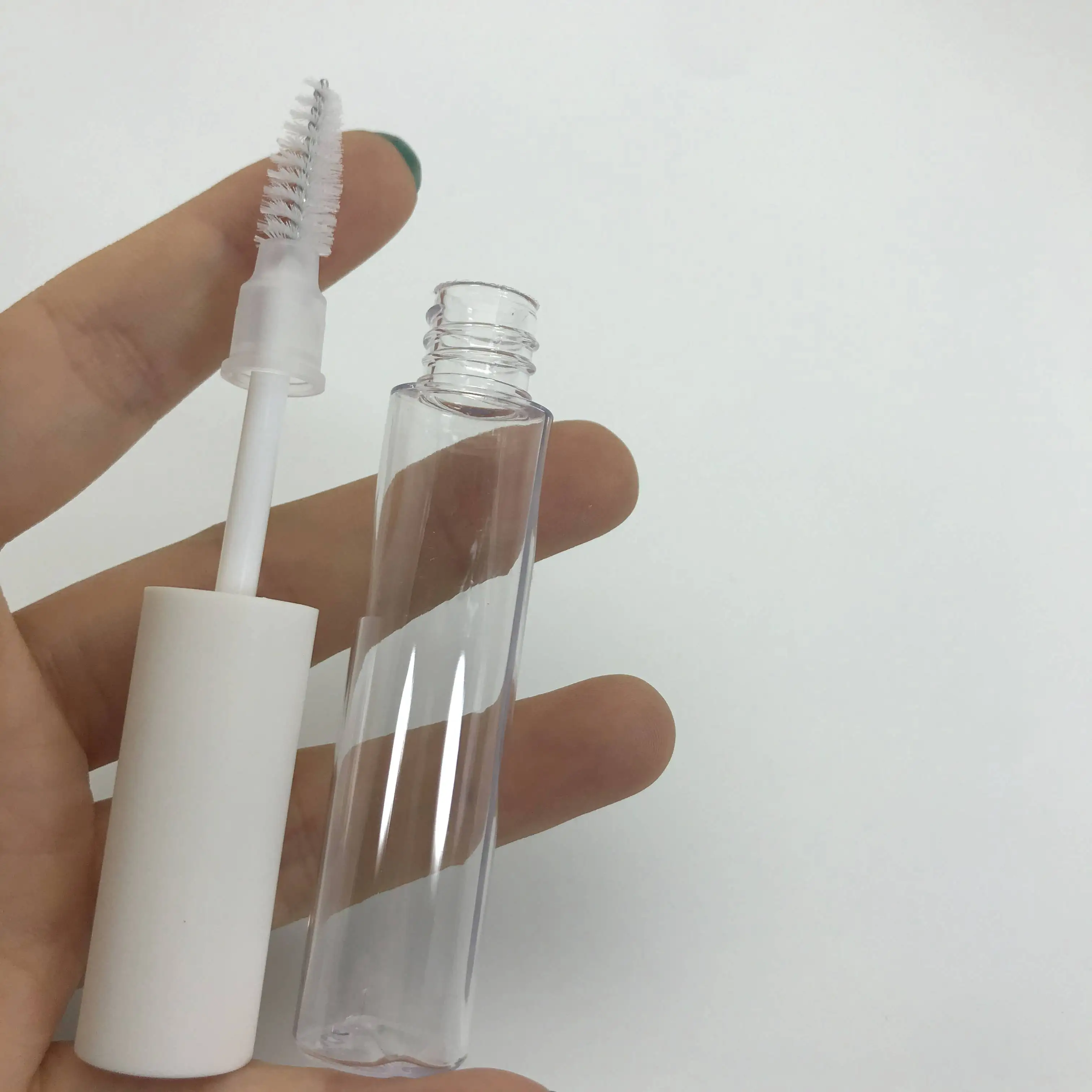 10ml Mascara-Tuben Großpackung Leere Mattierte Wimperncreme Nachfüllbare Flasche Kosmetikverpackungsbehälter Weißer Deckel – Detail 12