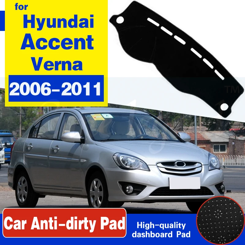 

Car Dashboard Cover For Hyundai Accent Verna 2006 2007 2008 2009 2000 2011 Dash Mat Dash Board Pad Carpet Dashmat Anti-UV