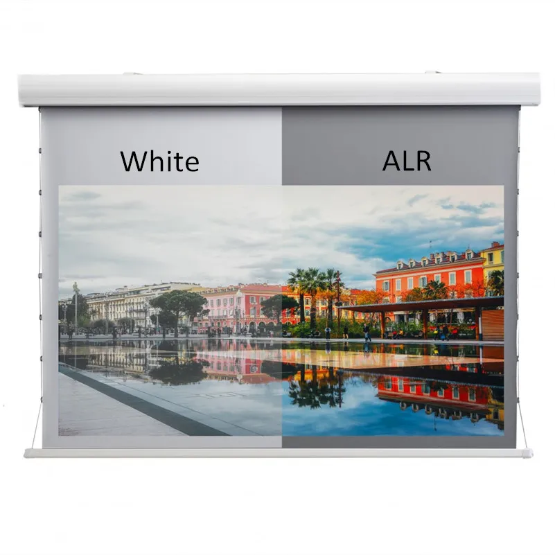 T2HALR- 16:9 Premium oświetlenie otoczenia odrzucające napięte ekrany
