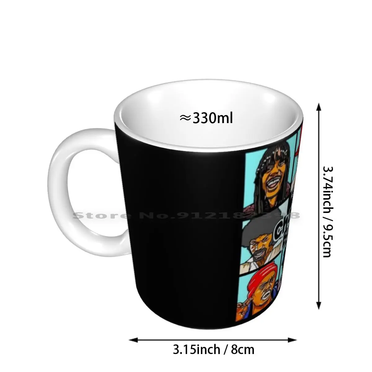 The Chappelle Bunch Comedy Central Art Ceramic Mugs Coffee Cups Milk Tea Mug Dave Chappelle Comedy Chappelle Funny Dave Crack