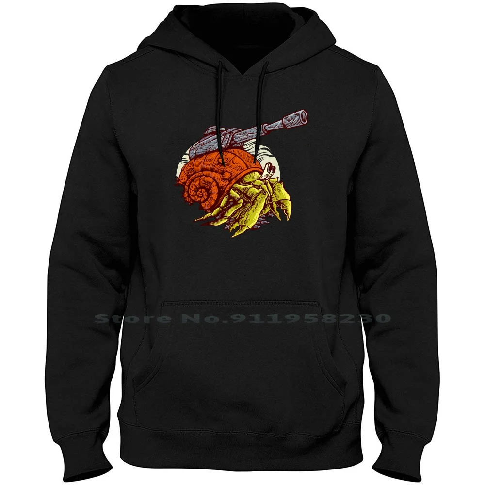 Hermit Crab War Machine Men Women Hoodie Sweater 6XL Big Size Cotton Cartoon Machine Movie Comic Tage Game Crab War Age Chi Ny