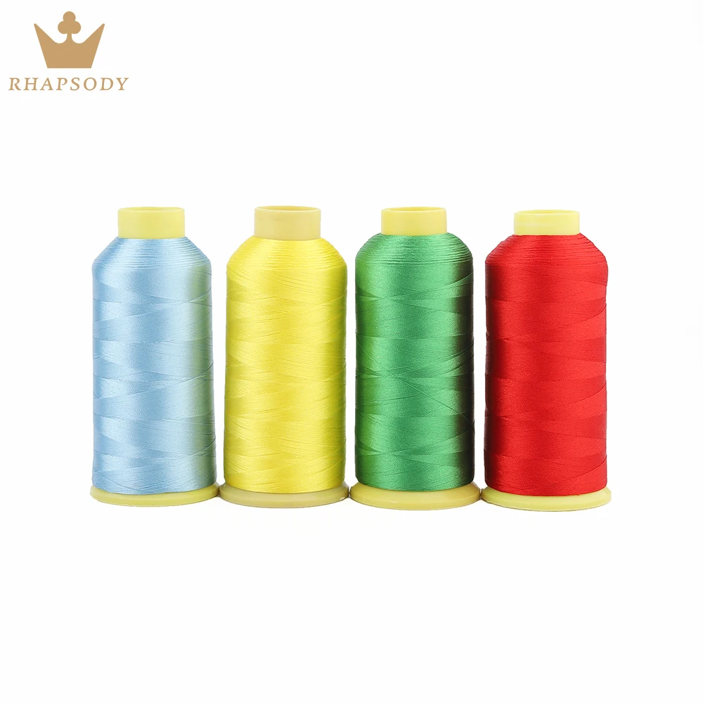 40WT 120D/2 5000m Polyester Embroidery Thread for Brother/Singer Machine Household Sewing Varity Colors with Good Quality