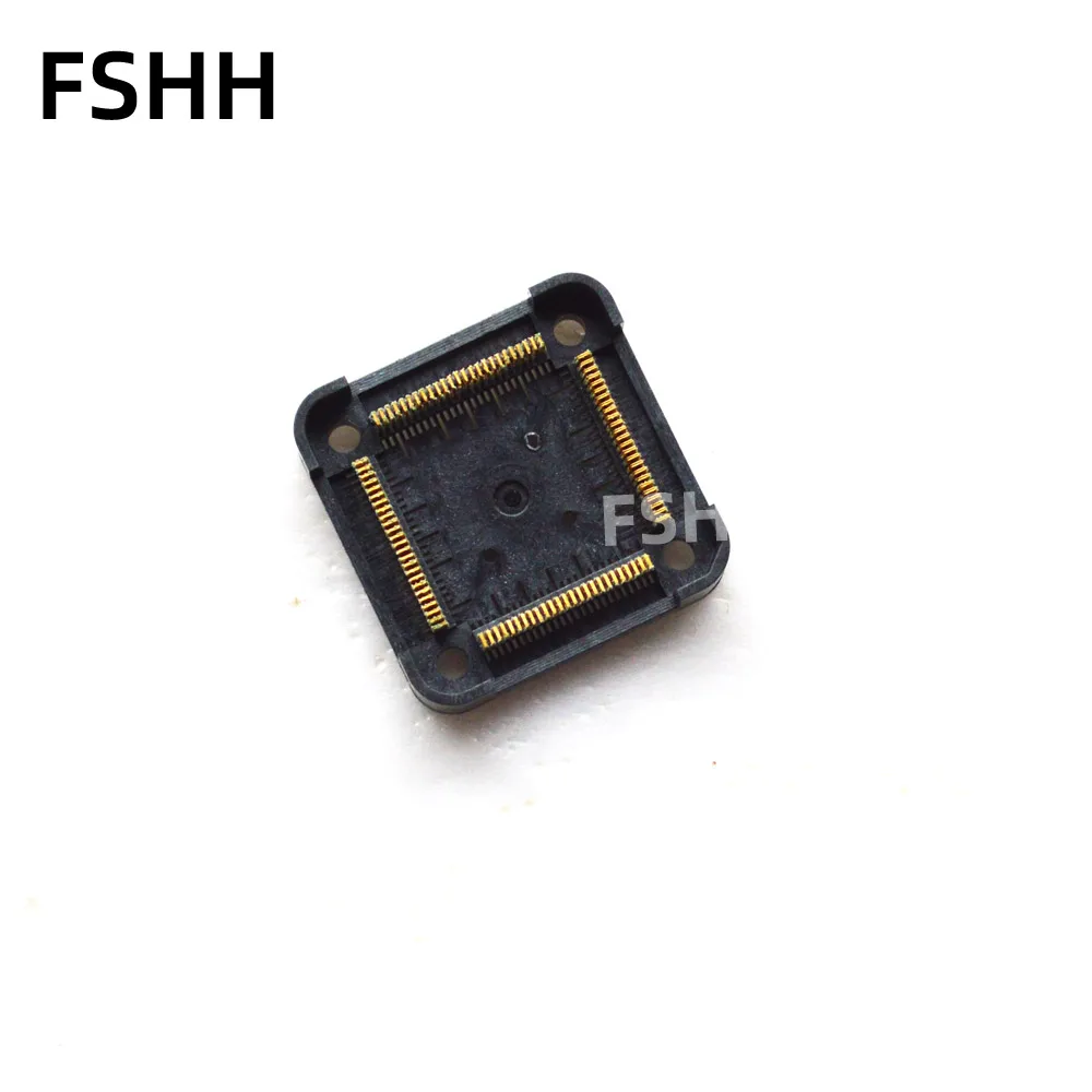 QFP100 SMD socket HQPACK100 04-692/NQPACK100SD 04-1398/YQPACK100SD 04-252 test socket