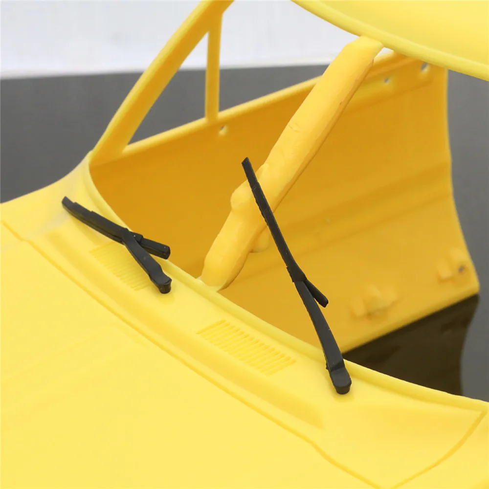 1pair Rubber Wipers for 1/10 Tamiya TF2 Hilux RC Crawler Car Accessories Parts
