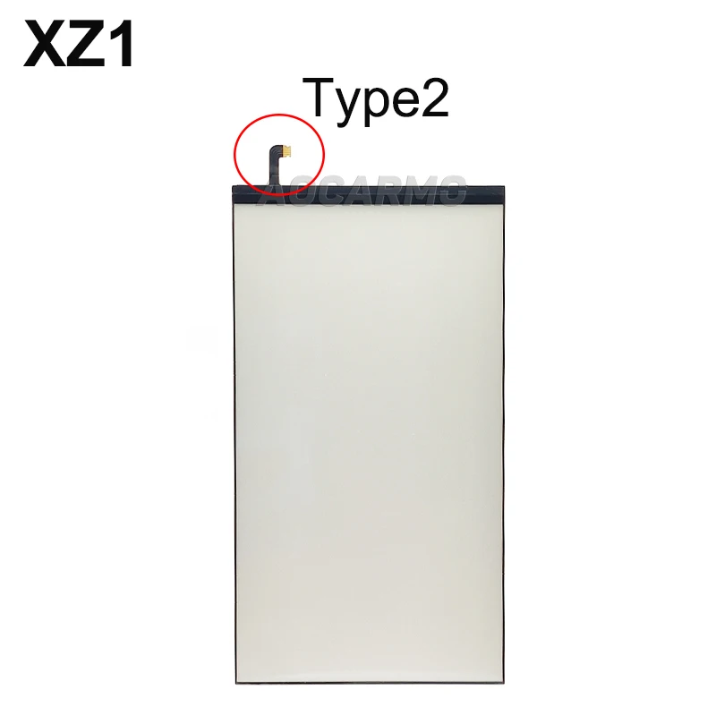 Aocarmo For Sony Xperia XZ1 G8341 G8342 SOV36 SO-01K Screen Back Light Board LCD Display Backlight Film Reflector