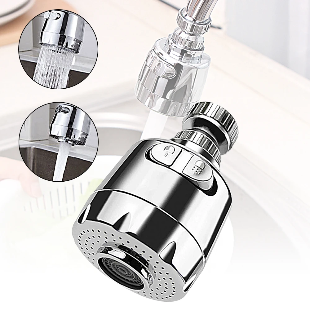 

Moveable 360 Rotatable Faucet Kitchen Water Saving Tap Head Filter Sprayer Water-Saving Devices Kitchen Tools