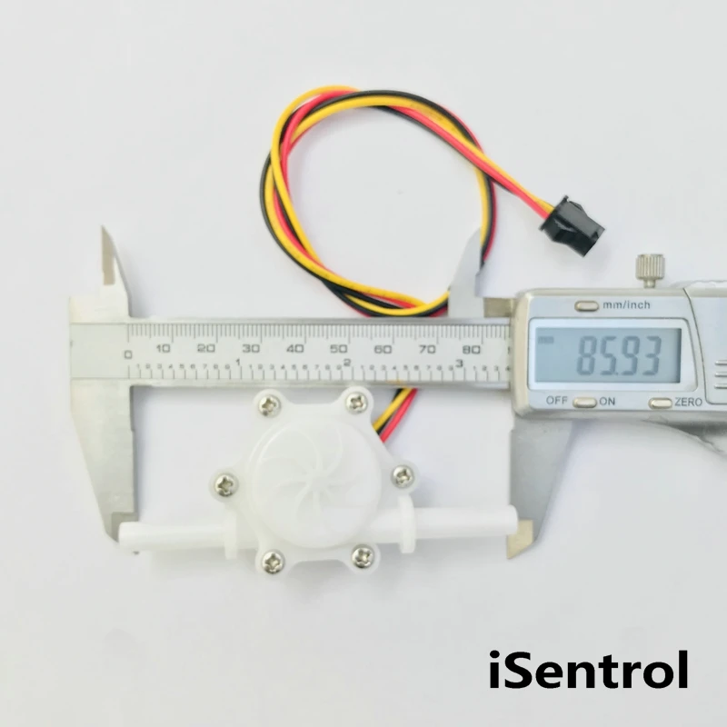 5-24V DC USN-HS06PS 0.1-1.5L/min 6mm króciec do węża Hall czujnik przepływu wody przepływomierz turbinowy 1% powtórz błąd picia