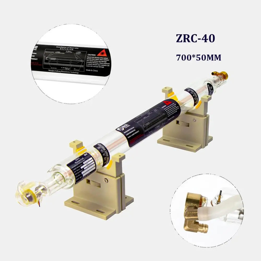 Tubo Laser 700Mm tubo Laser Co2 prezzo di fabbrica 40W 50W tubo Laser Co2 pallaong