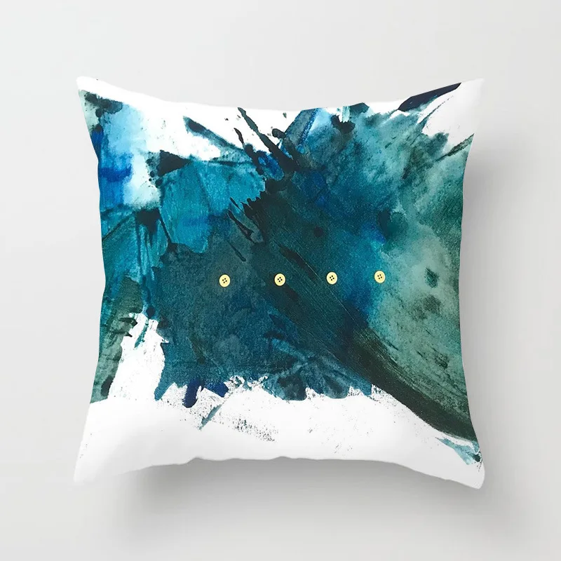 Brand New Abstract Oil Painting Series Cushion Cases Modern Abstract Art Decorative Pillows Case for Livingroom Sofa Couch Seats