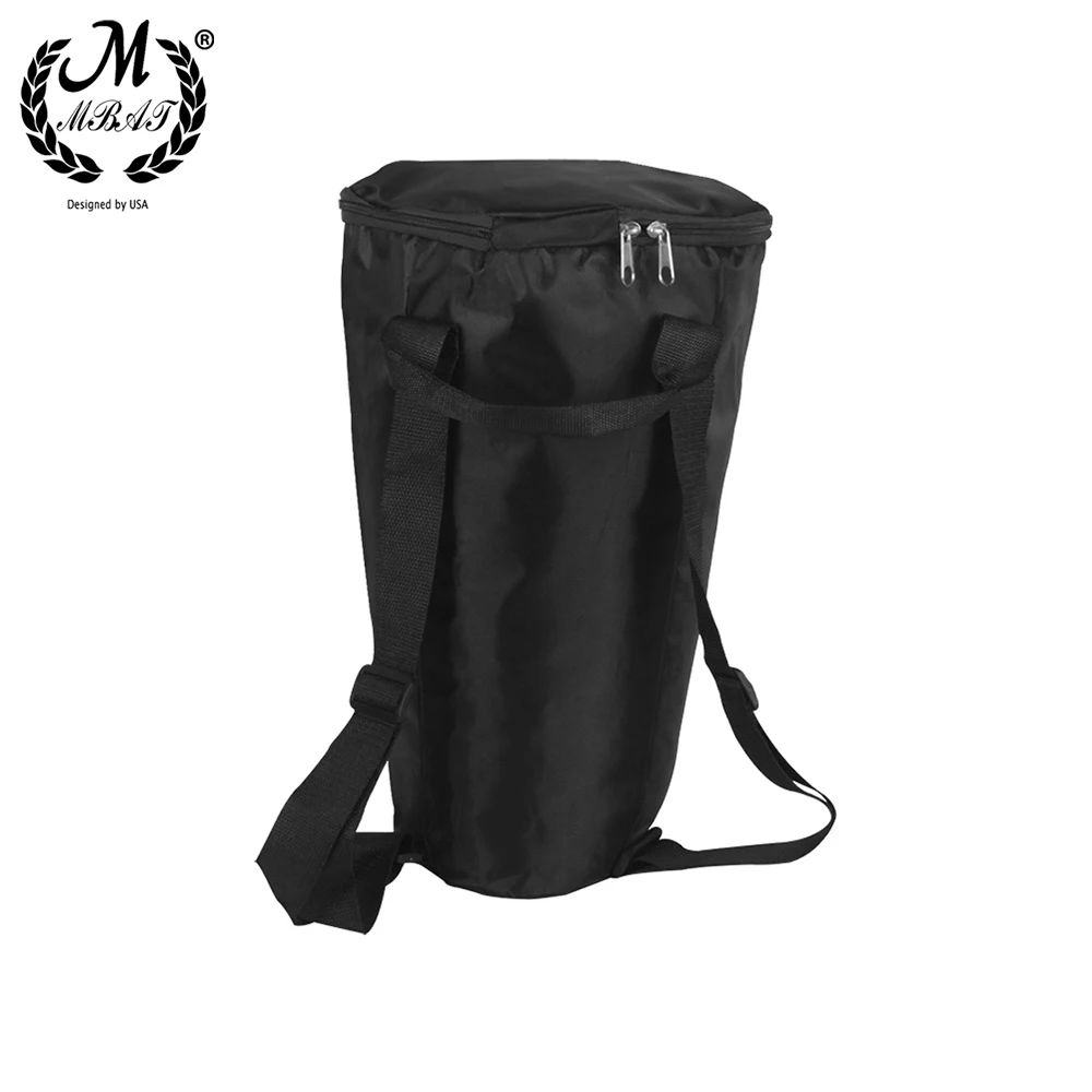 M MBAT 8 Inch Djembe Bag African Drum Bags Case Oxford Cloth Shockproof Waterproof Drum Cover Carrying Shoulders Backpack