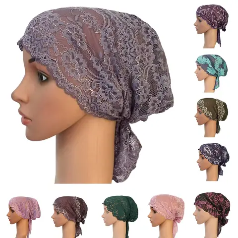Muslim Women Turban with Inner Cap S4LIU