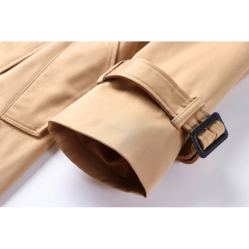 Gabardina de estilo británico para hombre, superlargo rompevientos, sólido, por encima de la rodilla, ropa de calle informal de negocios, 9XL, Otoño e Invierno